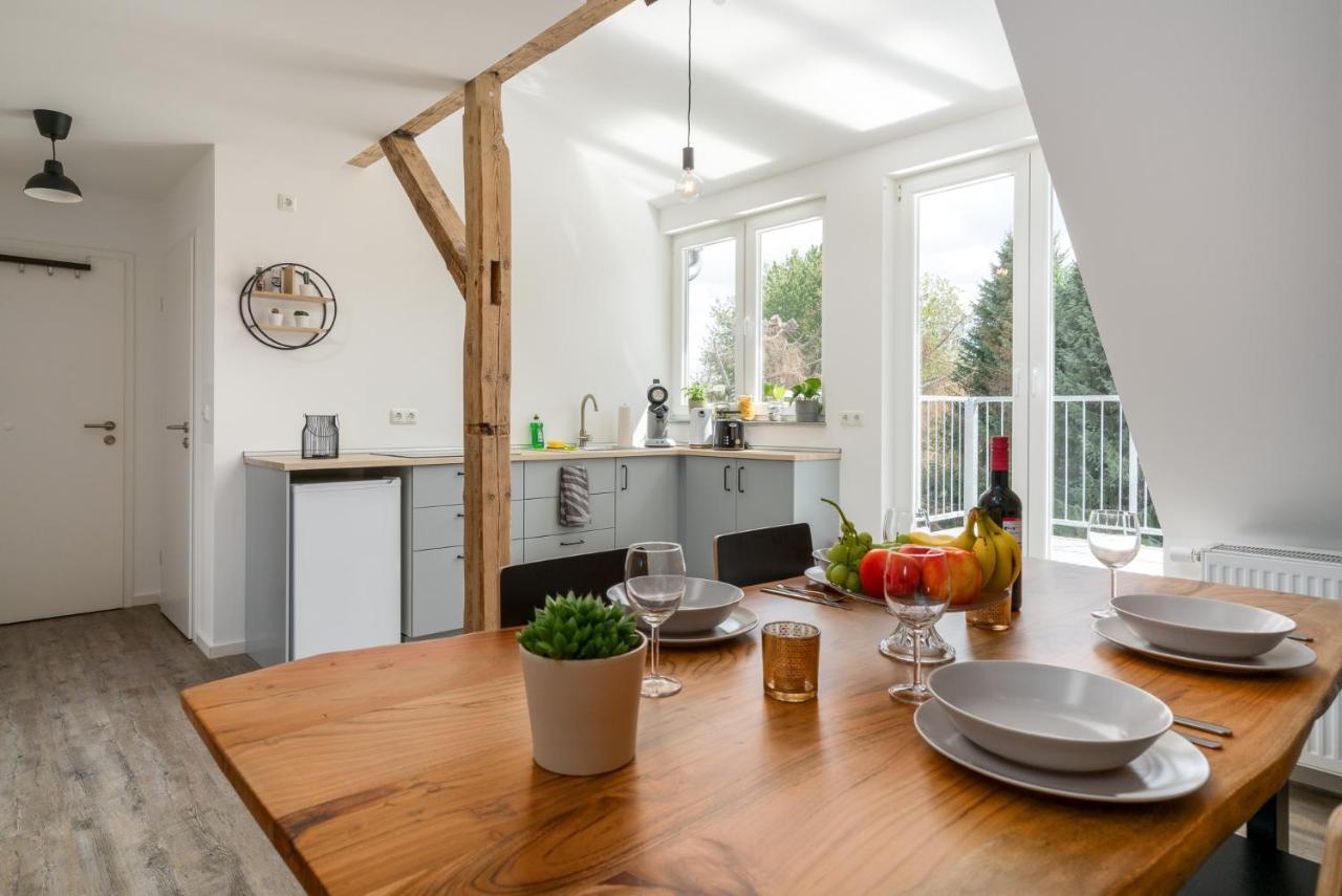 Апартаменты Cassel Lofts - Stilvolles Loft Im Gruenen Mit Balkon Nahe Vw-Werk Экстерьер фото