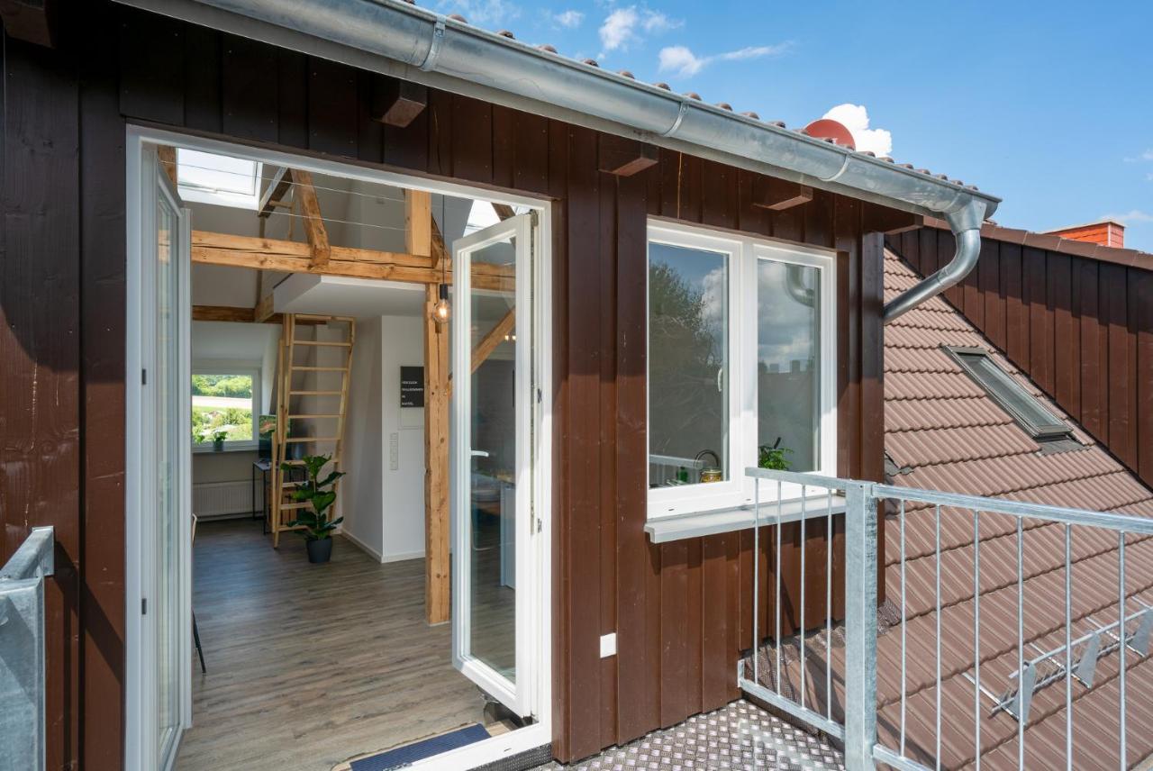 Апартаменты Cassel Lofts - Stilvolles Loft Im Gruenen Mit Balkon Nahe Vw-Werk Экстерьер фото